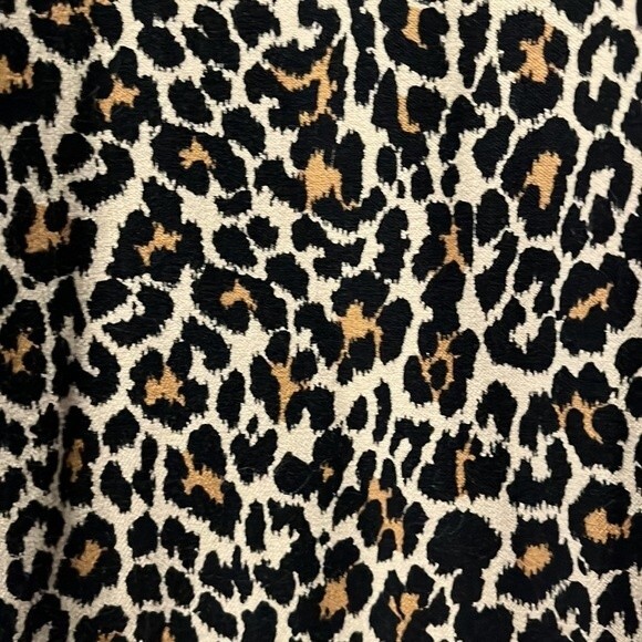 J Crew Factory Winnie Pant in leopard print size 2 side zipper - Picture 3 of 12